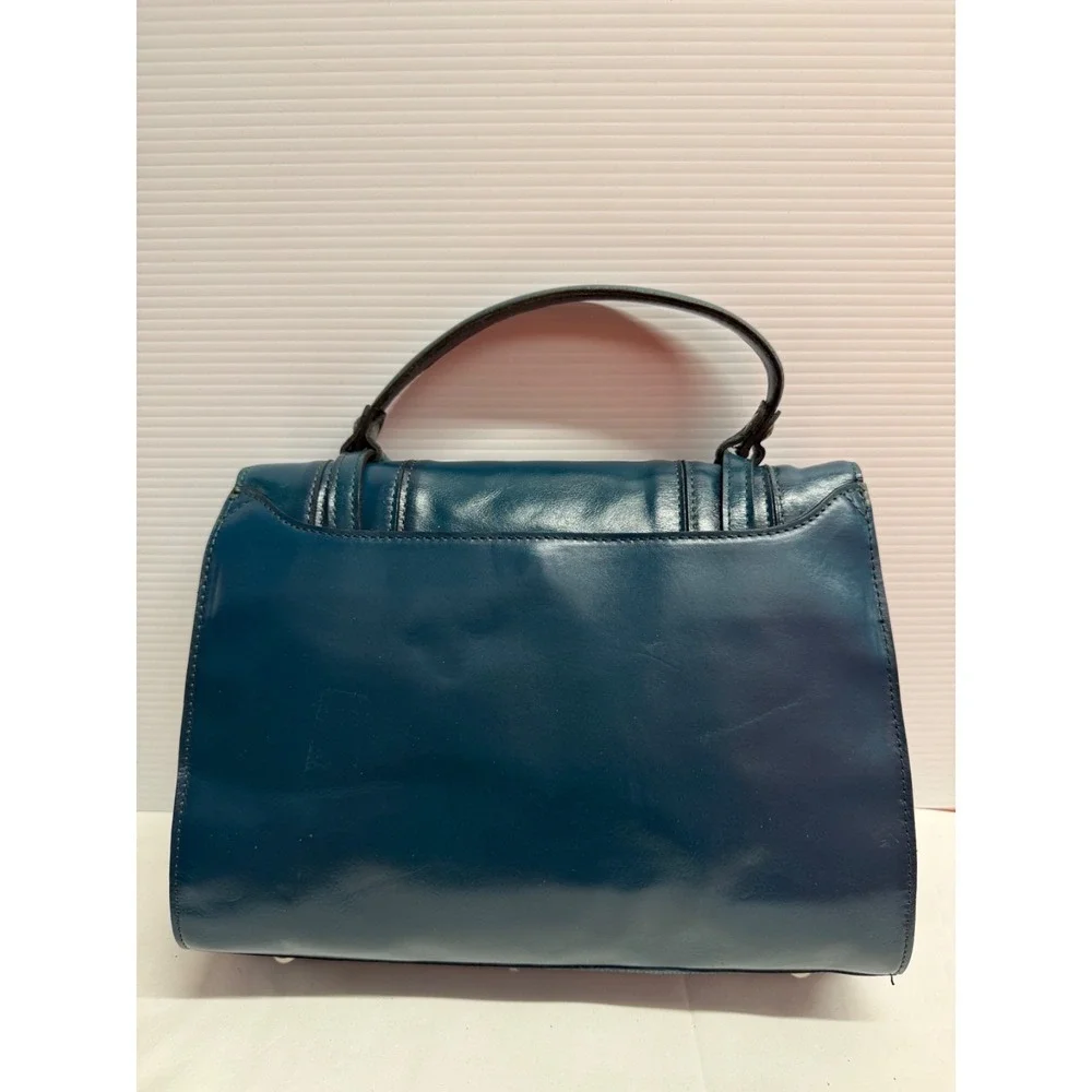 PATRICIA NASH Large PURSE Bag‎ Stintino Leather Flap Satchel W/ FREE  WALLET